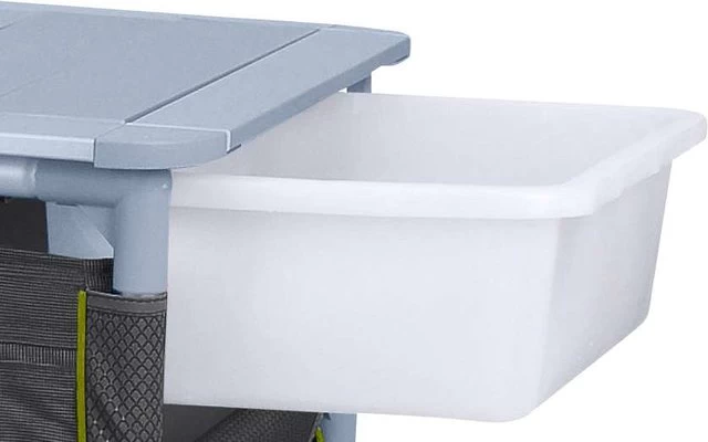 Berger Campingküche Mit Spüle Grau, Grün – Bild 3