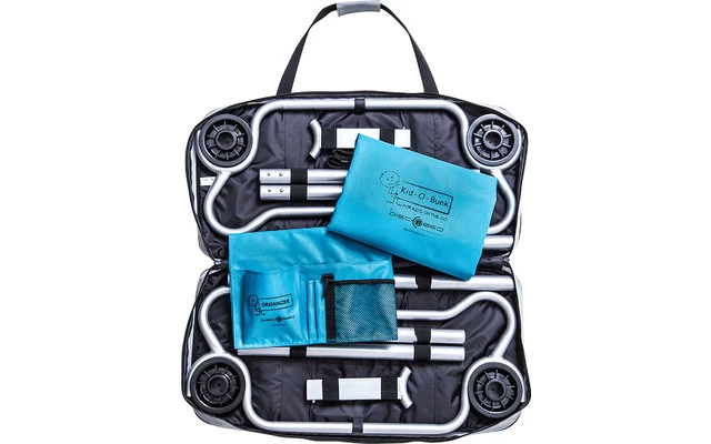 Disc-O-Bed Kid-O-Bed Einzelbett Runder Rahmen Ohne Seitentasche - Grün – Bild 2