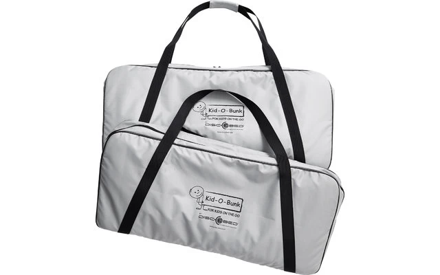 Disc-O-Bed Kid-O-Bunk Kinder Camping Stockbett Inkl. Seitentaschen Rot / Silber – Bild 6