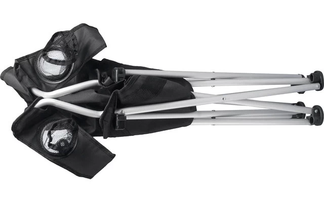 Basic Nature Travelchair Komfort Faltstuhl Schwarz