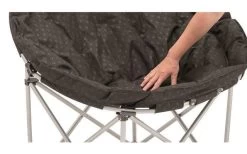 Outwell Casilda Halbmondstuhl XL Schwarz