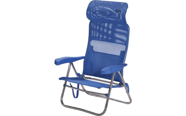 Crespo AL-205 Beach Chair Strandstuhl Compact Blau