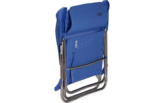 Crespo AL-205 Beach Chair Strandstuhl Compact Grau – Bild 7