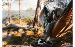 Amazonas Hängematte Adventure Moskito Thermo Grün/braun