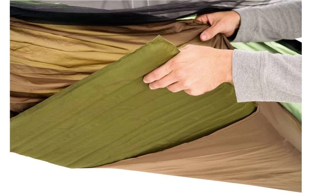 Amazonas Hängematte Adventure Moskito Thermo Grün/braun – Bild 2